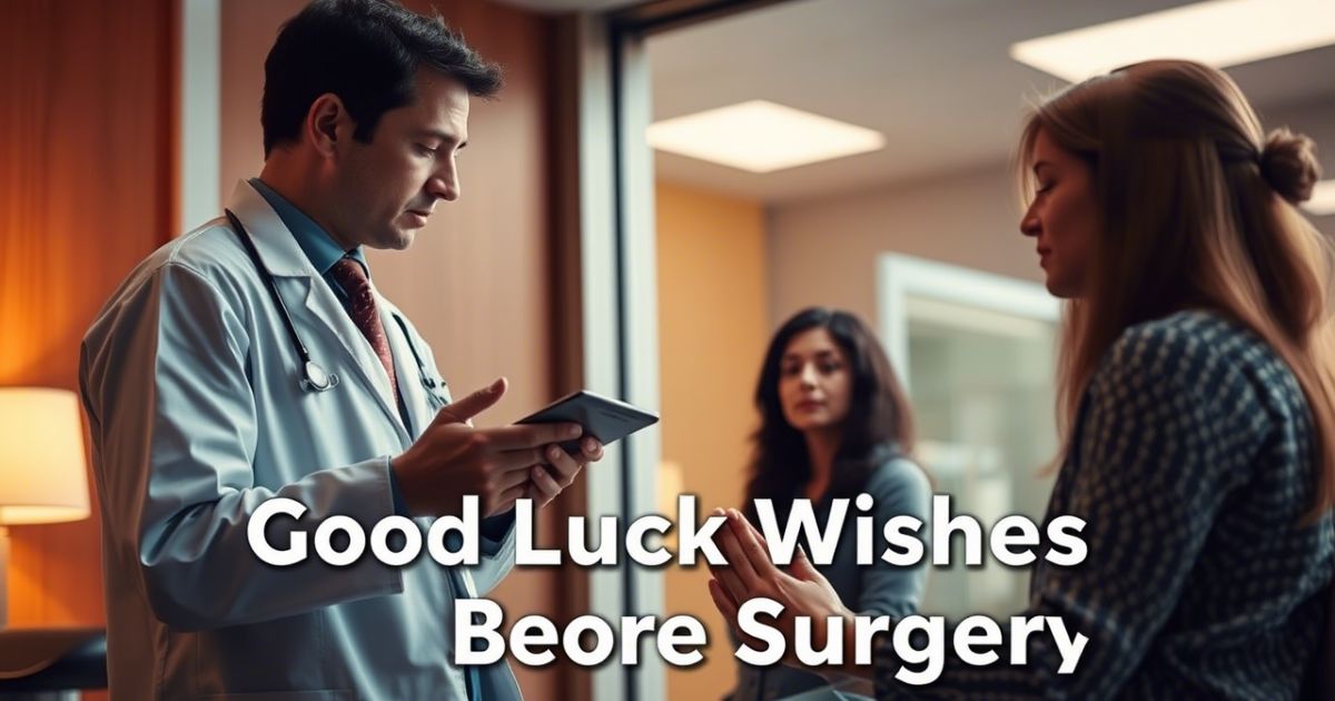 Good Luck Wishes Before Surgery