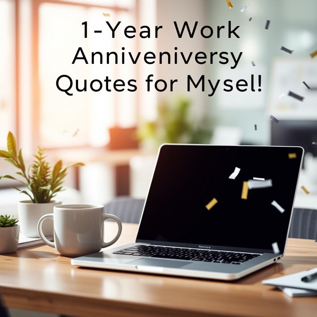 1-Year Work Anniversary Quotes for Myself