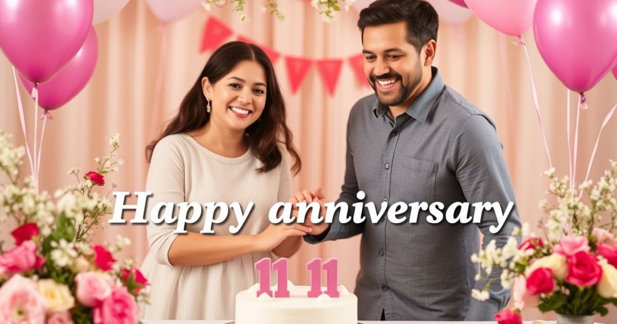 Best 11 Year Anniversary Wishes