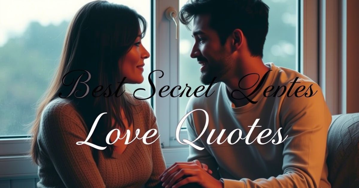 Best Secret Love Quotes