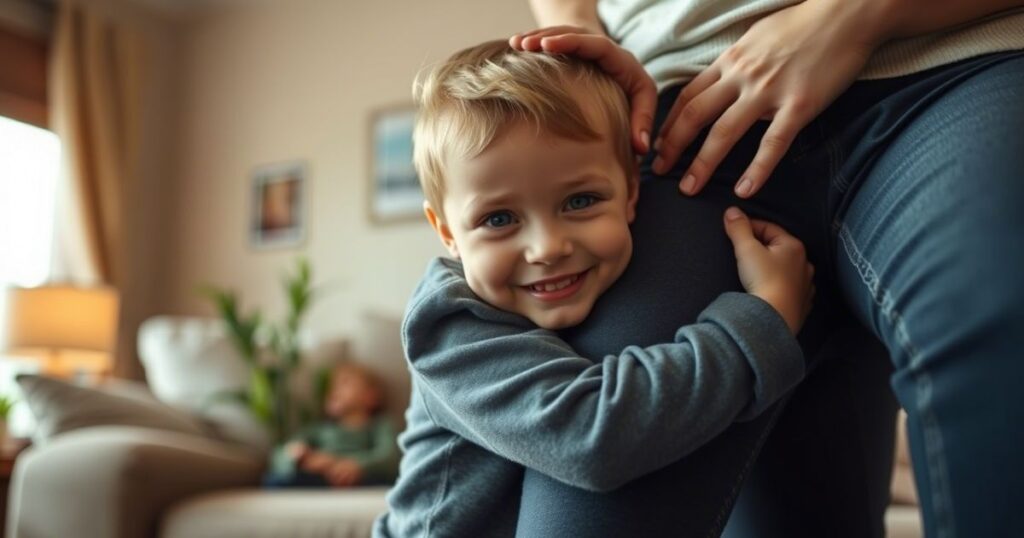 Jokes About Sticking with You Like a Kid with Mom