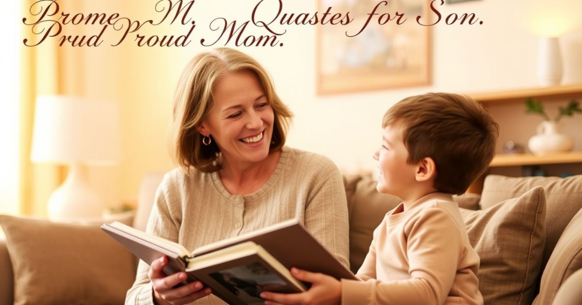 Proud Mom Quotes for Son