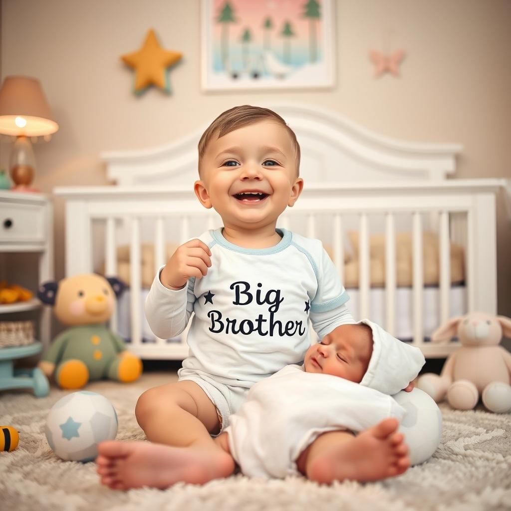 Baby Boy Wishes for Siblings Welcoming a New Brother