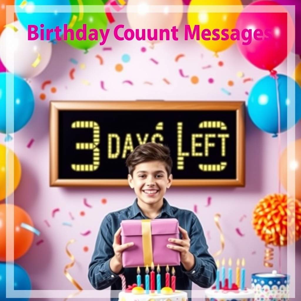 Birthday Countdown Messages
