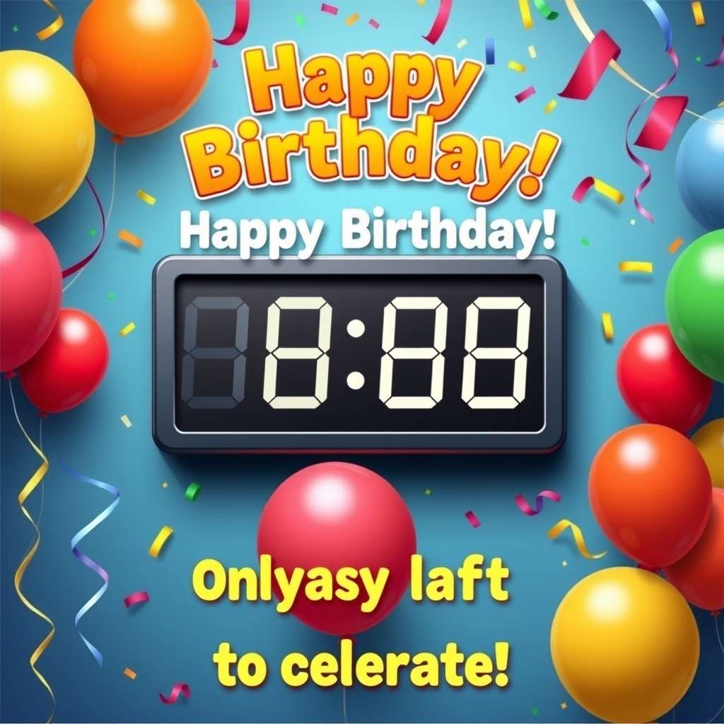 Birthday Countdown Quote Funny