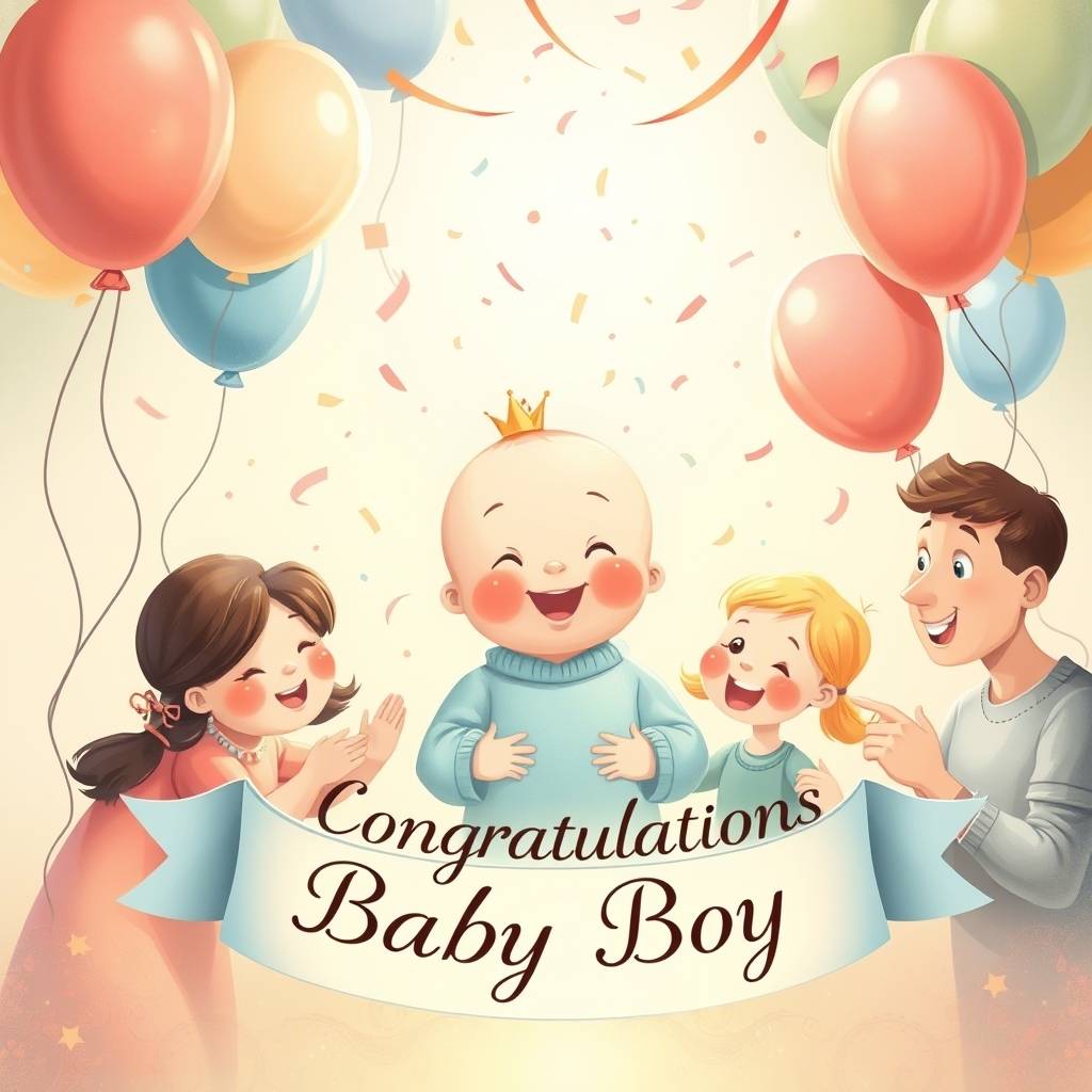 Congratulations Baby Boy Wishes