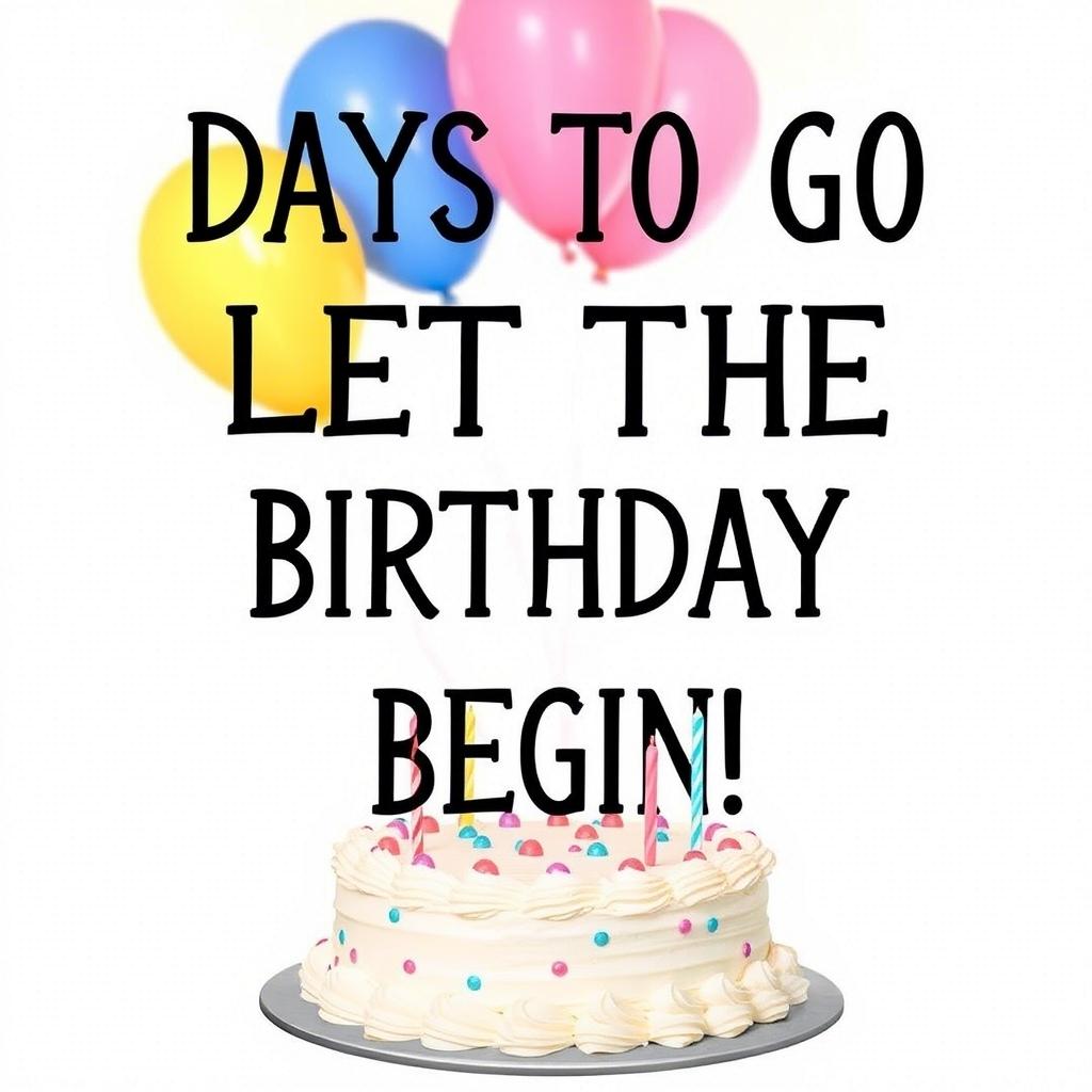 Days to Go: Let the Birthday Fun Begin!