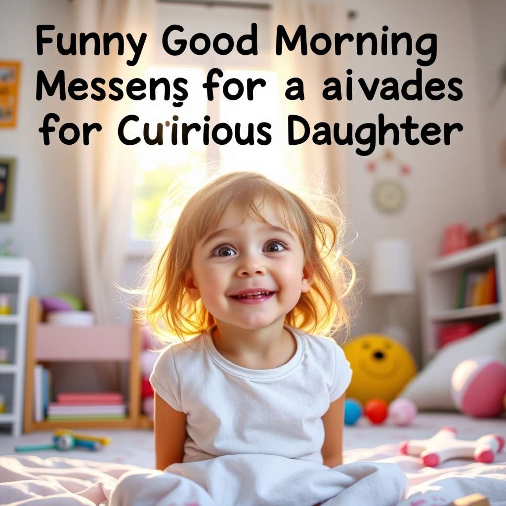 Funny Good Morning Messages for a Curious Daughter