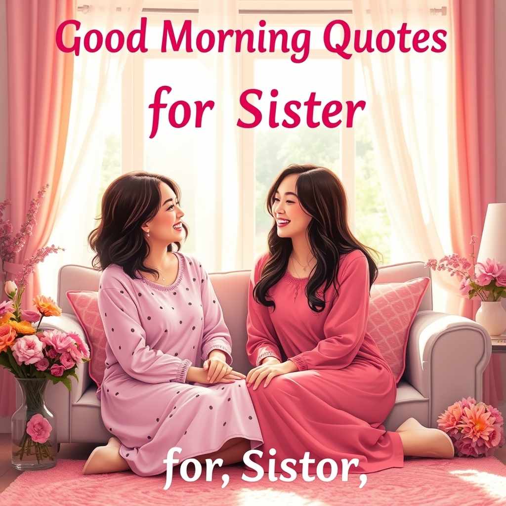Good Morning Quotes for Sister