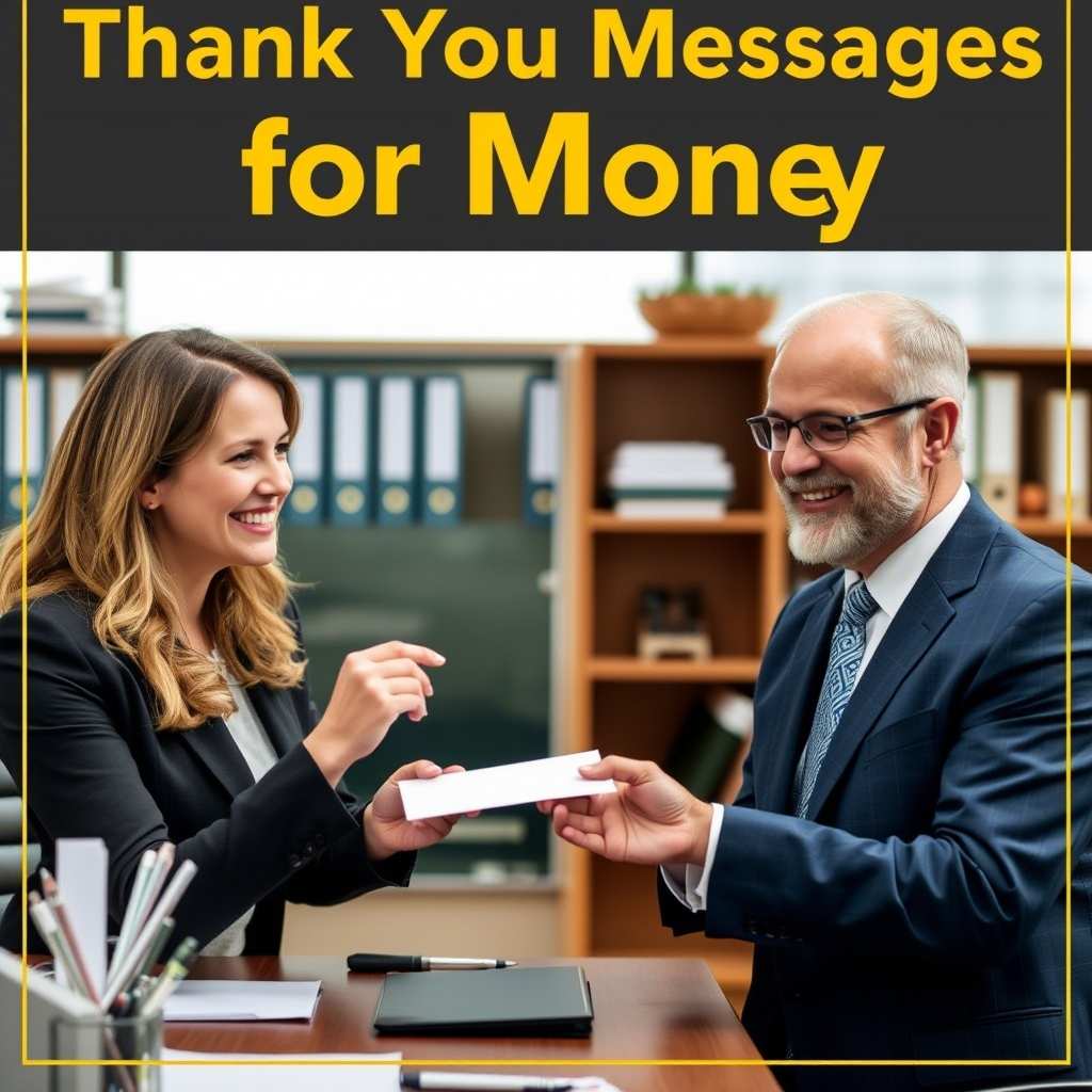 Thank You Messages for Money From Boss