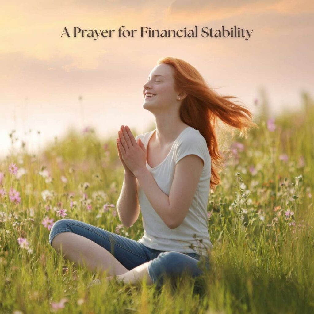 13. A Prayer for Financial Stability