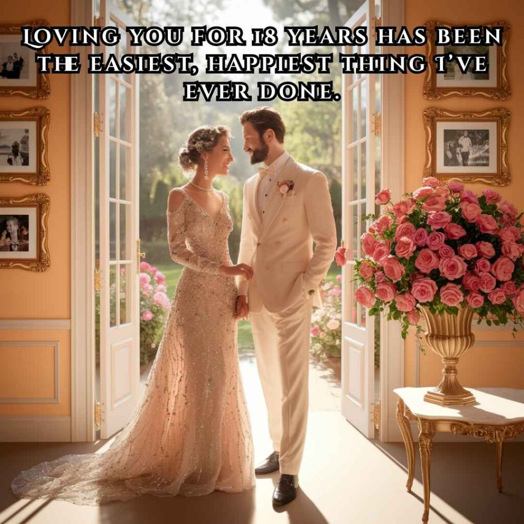 18th Marriage Anniversary Quotes for Husband