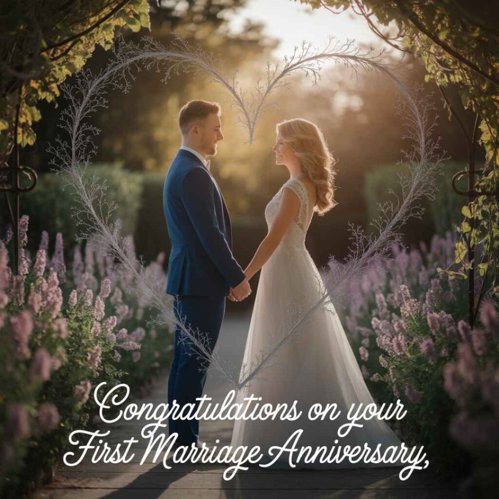 1st Marriage Anniversary Wishes for Brother
