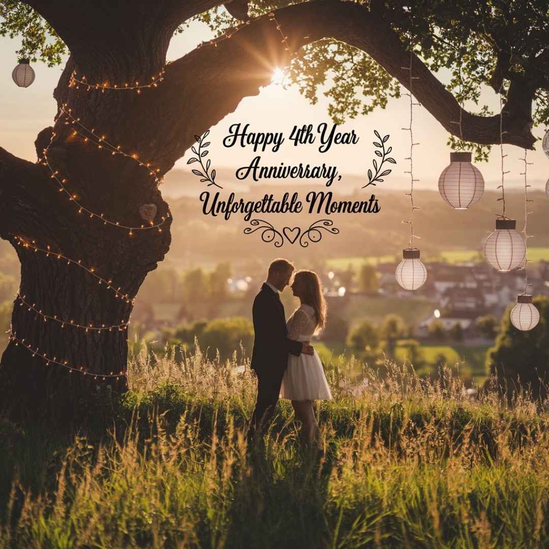 4th Year Anniversary Wishes