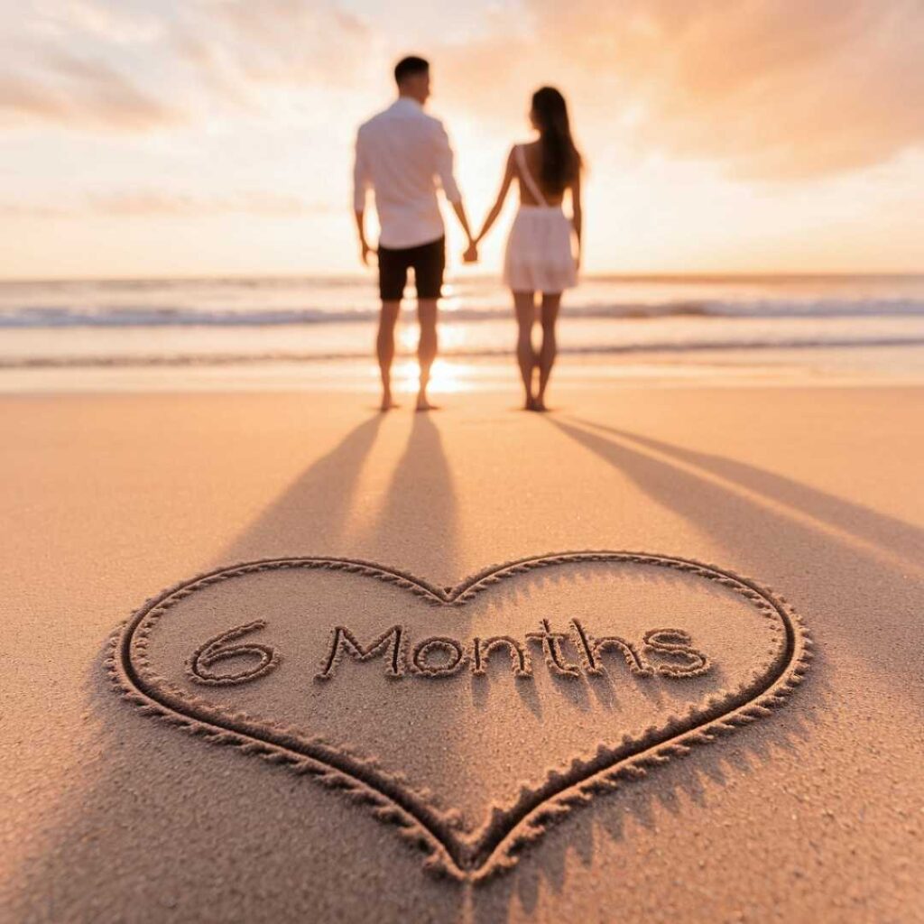 6 Month Anniversary Wishes for Husband