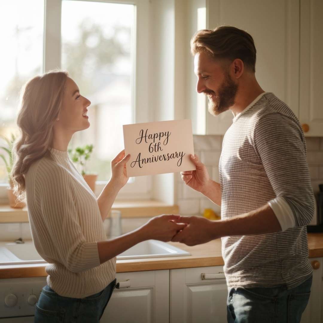 6th Anniversary Wishes for Husband