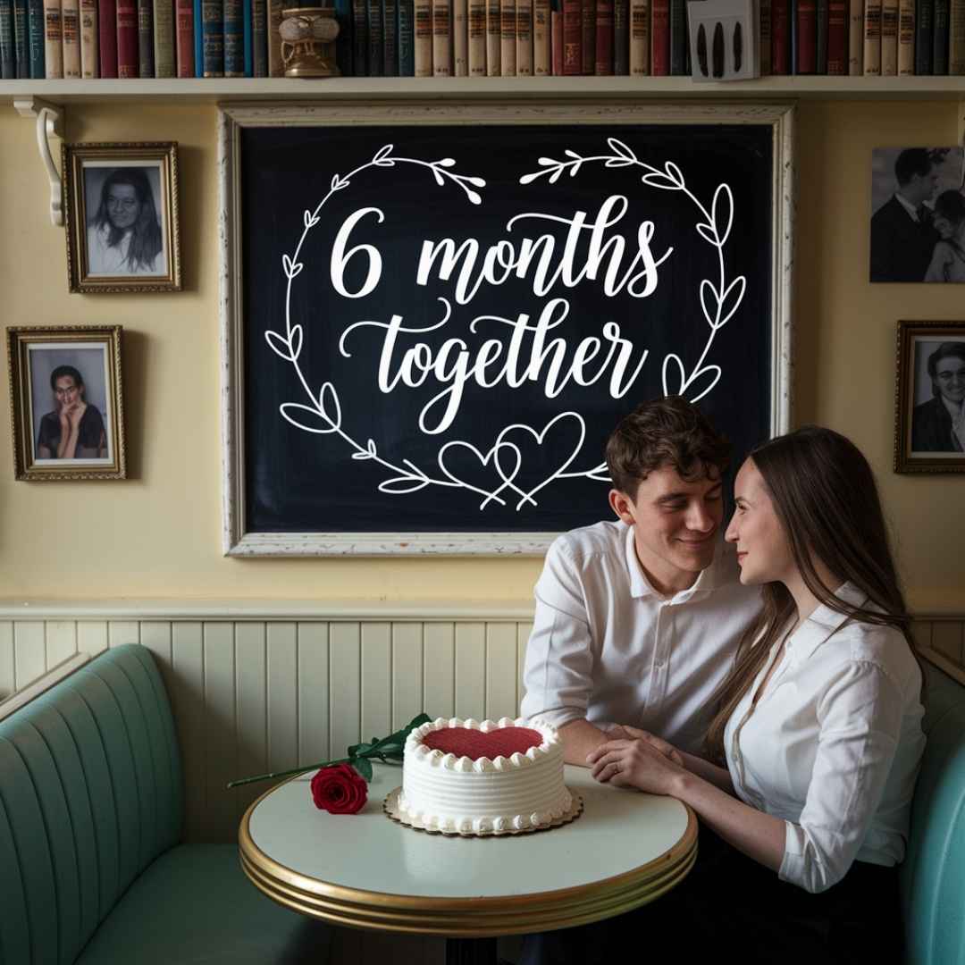 6th Month Anniversary Caption
