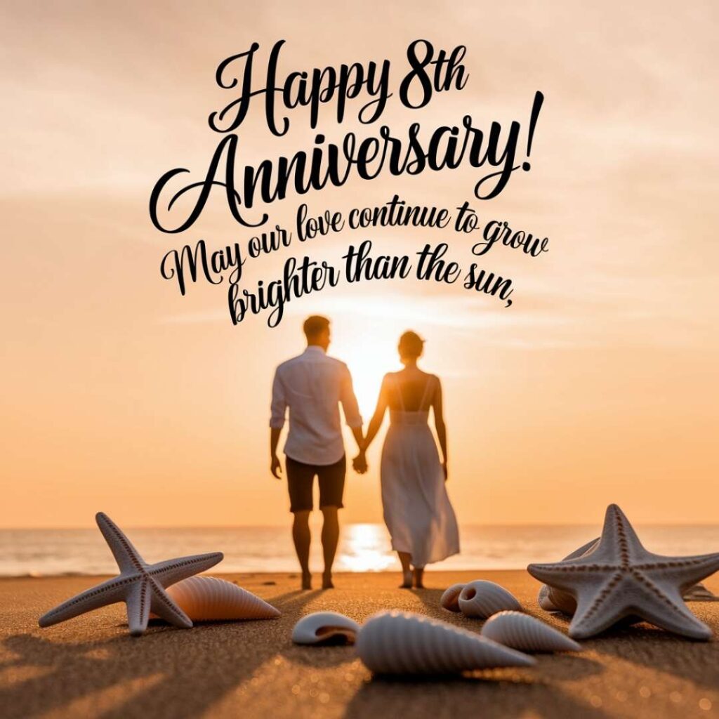 8th Anniversary Wishes for Husband