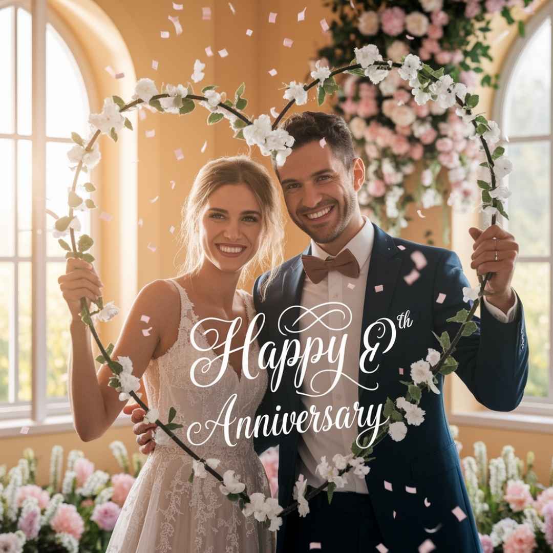 8th Anniversary Wishes for Husband