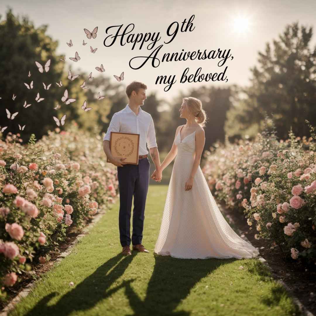 9th Anniversary Wishes for Husband