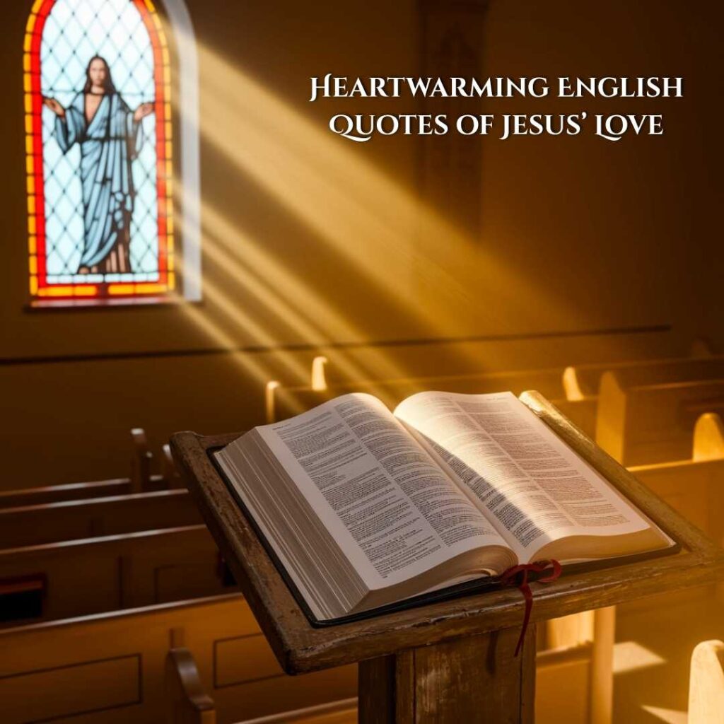 Heartwarming English Quotes of Jesus’ Love